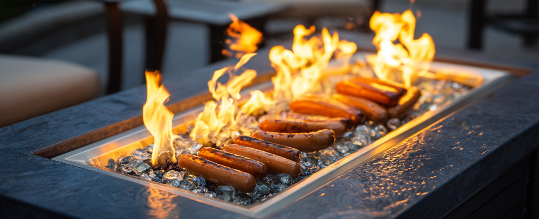 Can You Roast Hot Dogs on a Propane Fire Table? Yes!