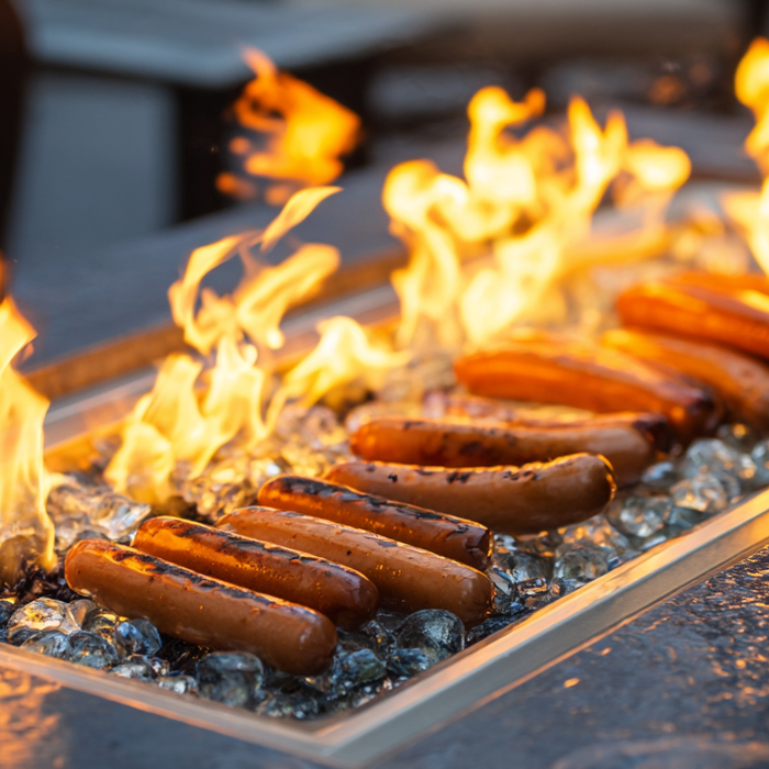 Can You Roast Hot Dogs on a Propane Fire Table? Yes!