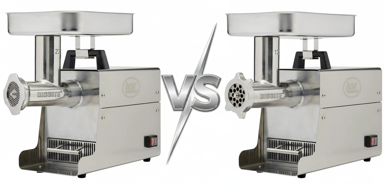 LEM Big Bite #12 or #22 Meat Grinder? Which is right for you?