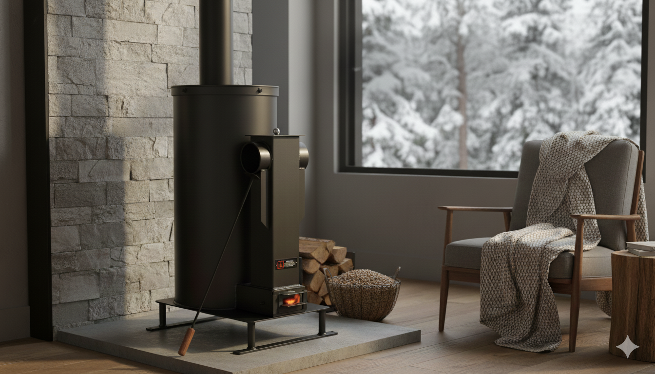 Rocket Stove for Heating Cuts Fuel Use by 70%