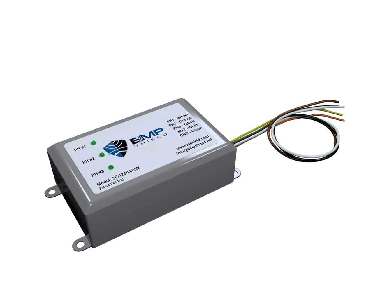 EMP Shield – 3 Phase 120-208 Volt AC EMP, CME, and Lightning Protection