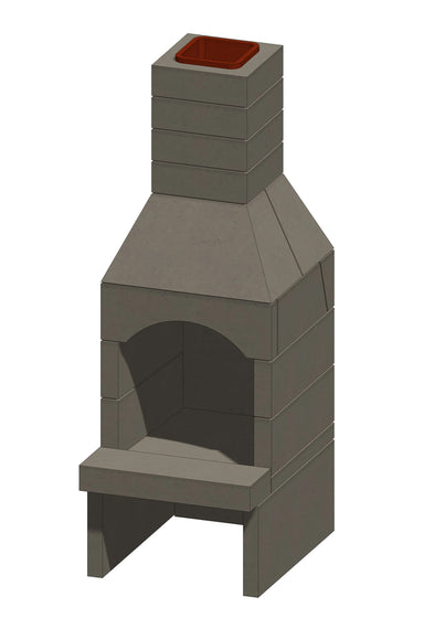 Standard Series Complete 24 Outdoor Fireplace Kit complete system package with professional installation components for premium outdoor heating solutions