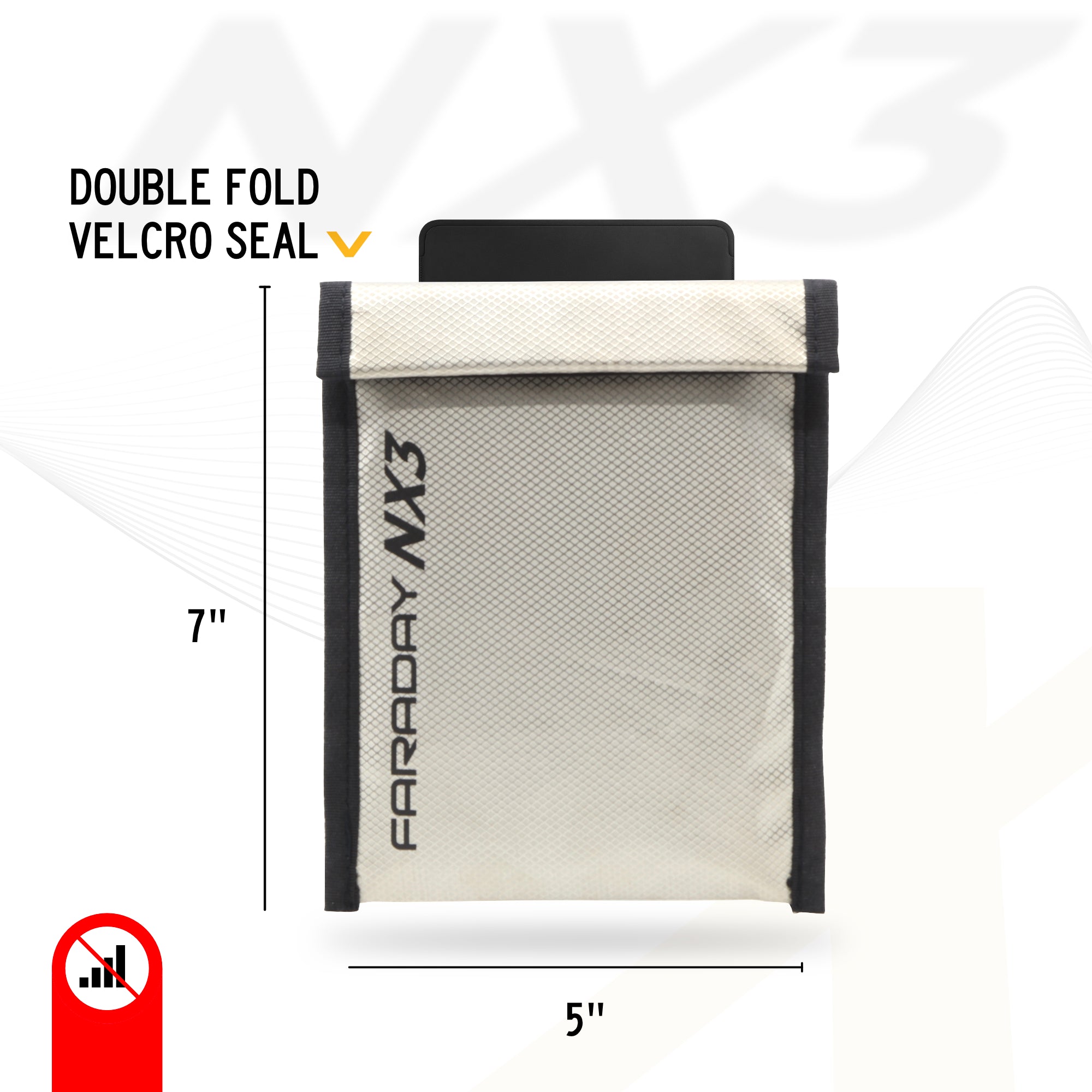 Faraday Defense NX3 5pc Bag Kit Superior EMFEMP Signal Protection for Devices precision manufacturing detail with quality construction for electromagnetic pulse protection and security