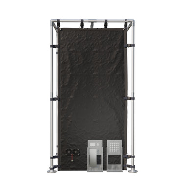 Small Faraday Tent LX Black RFEMI Shielding Enclosure Room 4 x 4 x 65 primary product showcase highlighting key features and benefits for electromagnetic pulse protection