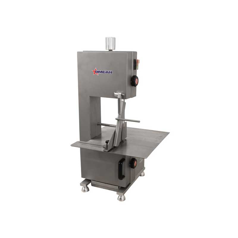 Omcan All Stainless Steel Tabletop Meat Processing Band Saw with 65 Blade Length and 1 HP Motor primary product showcase highlighting key features and benefits for professional emergency preparedness applications