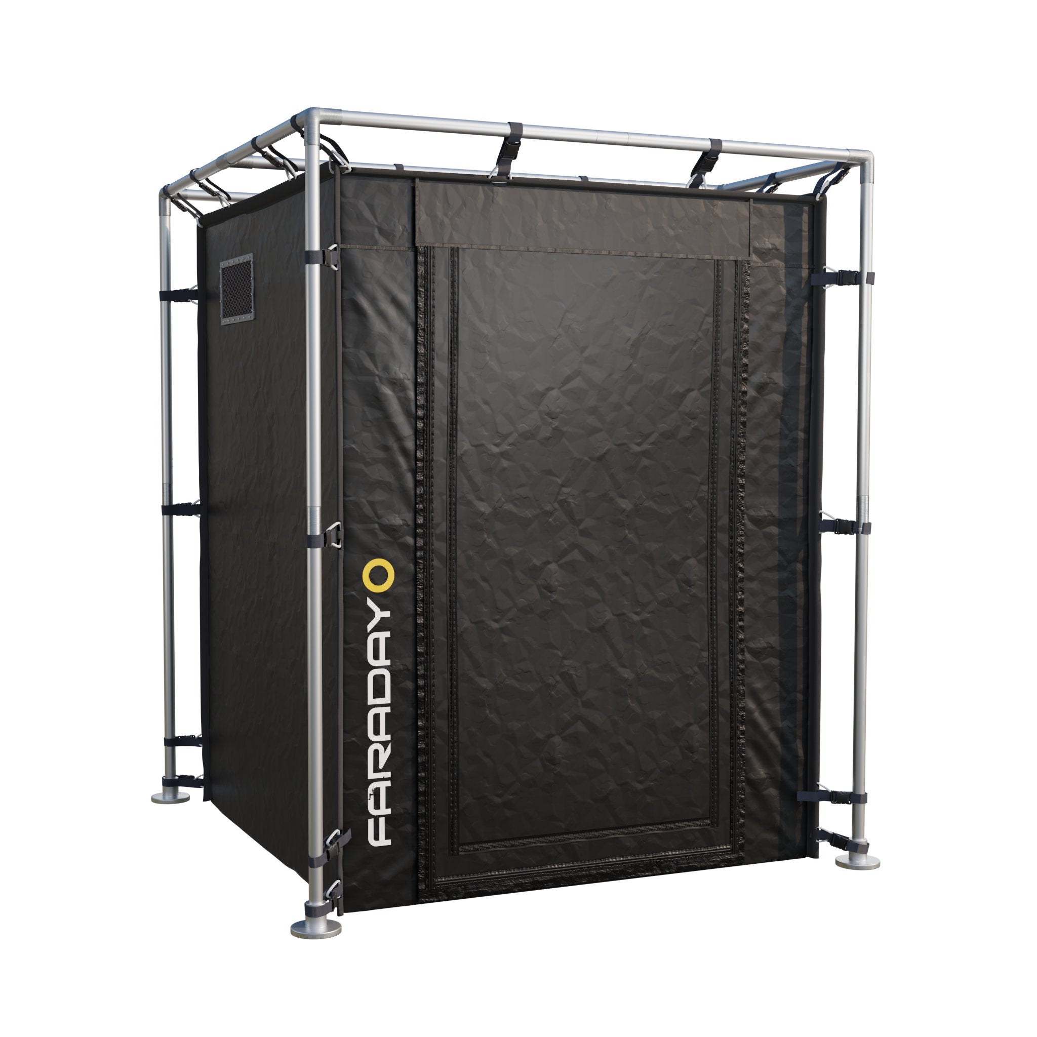 Medium Faraday Tent LX Black RFEMI Shielding Enclosure Room 6 x 6 x 65 supplementary technical documentation with detailed specifications for electromagnetic pulse protection and security