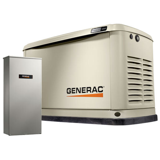 Generac 7172 - 10/9 kW Air-Cooled Home Standby Generator with Transfer Switch