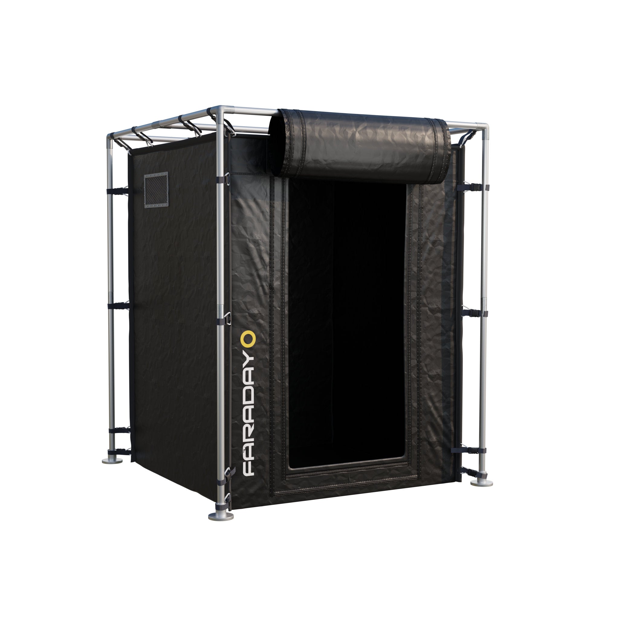 Medium Faraday Tent LX Black RFEMI Shielding Enclosure Room 6 x 6 x 65 supplementary technical documentation with detailed specifications for electromagnetic pulse protection and security