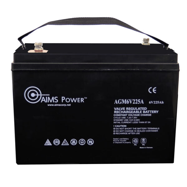 AIMS Power 380 Watt Solar Kit with 1500 Watt Pure Sine Inverter - Off Grid Power Solution