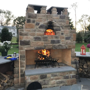 Get the Best of Both Worlds with Caminetto Medeo™ FireplaceOven Combo Kit detailed construction view demonstrating superior engineering for professional emergency preparedness applications