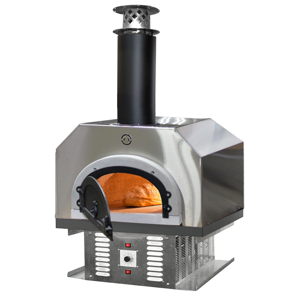Stainless Steel Chicago Brick Oven CBO 750 Hybrid Countertop Pizza Oven with No SKIRT