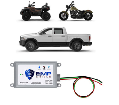 EMP Shield for Automobiles EMP Lightning Protection for Vehicles DC12VW primary product showcase highlighting key features and benefits for electromagnetic pulse protection and security