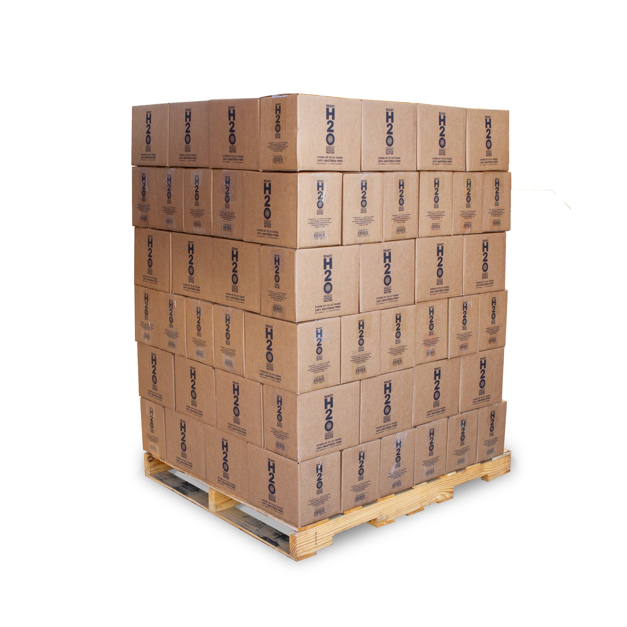 Ready H2O Emergency Drinking Water Whole Pallet detailed construction view demonstrating superior engineering for superior water treatment systems