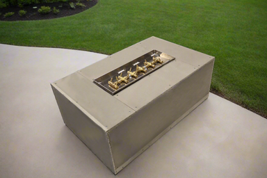 Warming Trends 48"x30" Rectangular Ready to Finish Fire pit Kit 170,000 BTU Tree-Style CROSSFIRE® Burner product photo