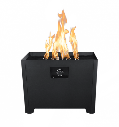Black Warming Trends Series III 18"x24" Portable Liquid Propane Gas Fire Pit