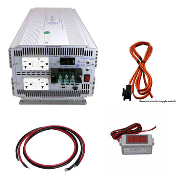 5000 Watt Pure Sine Power Inverter Kit AIMS Power complete system with all essential components and accessories for clean AC power conversion applications