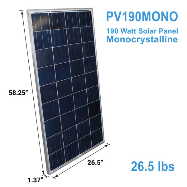 AIMS Power 570W Solar Kit with 1500W Pure Sine Inverter - Off-Grid Power Solution