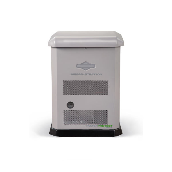 Briggs and Stratton PowerProtect™ 13kW Home Standby Generator primary product showcase highlighting essential features for automatic residential backup power