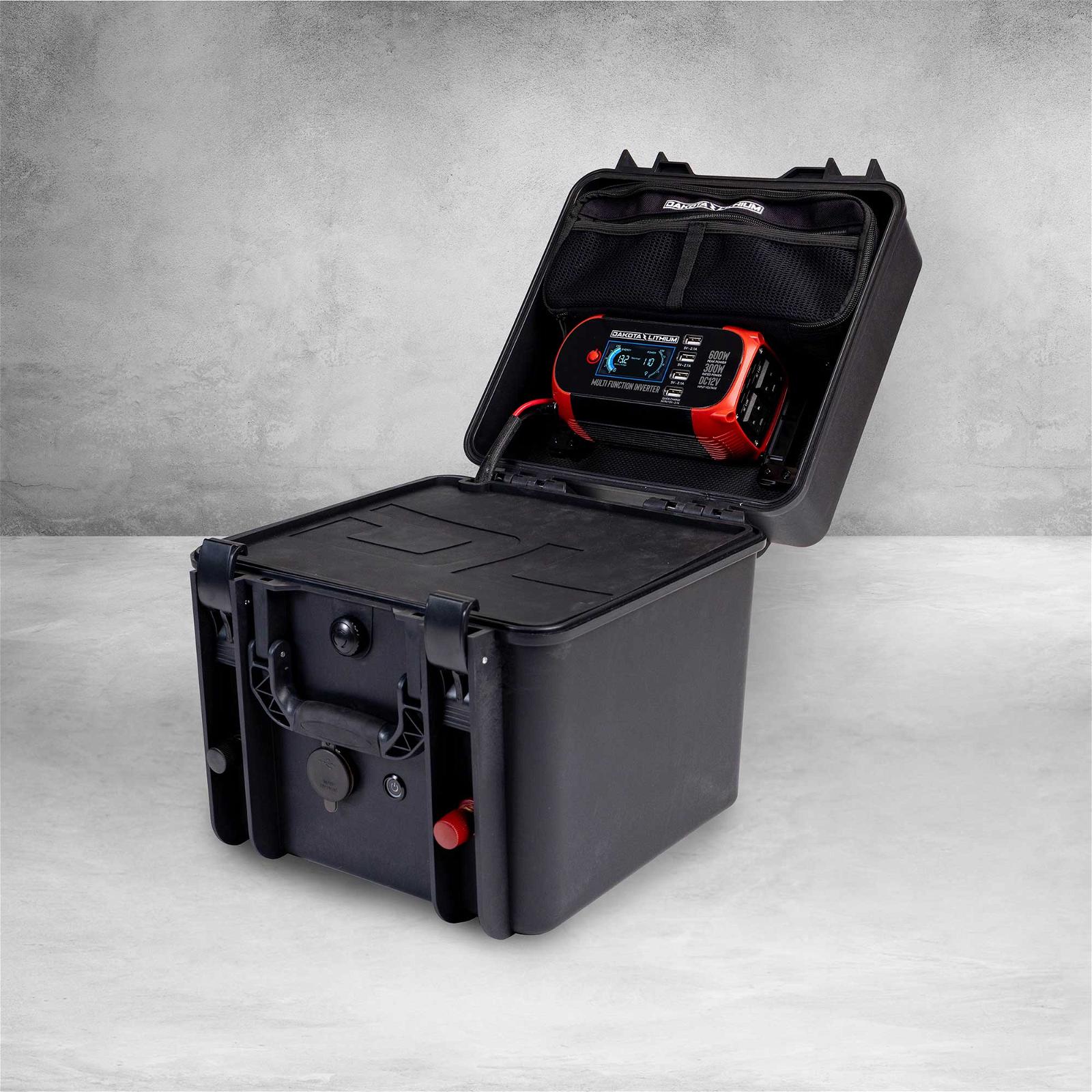 Dakota Lithium Powerbox 60 primary product showcase highlighting key features and benefits for professional emergency preparedness applications