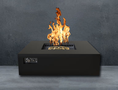 Warming Trends S56 Square AOS Fire Table with 280,000 BTU CROSSFIRE Burner - maximum heat output outdoor heating solution for emergency preparedness and off-grid survival