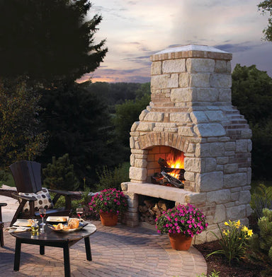 Standard Series Complete 36 Outdoor Fireplace Kit complete system package with professional installation components for premium outdoor heating solutions