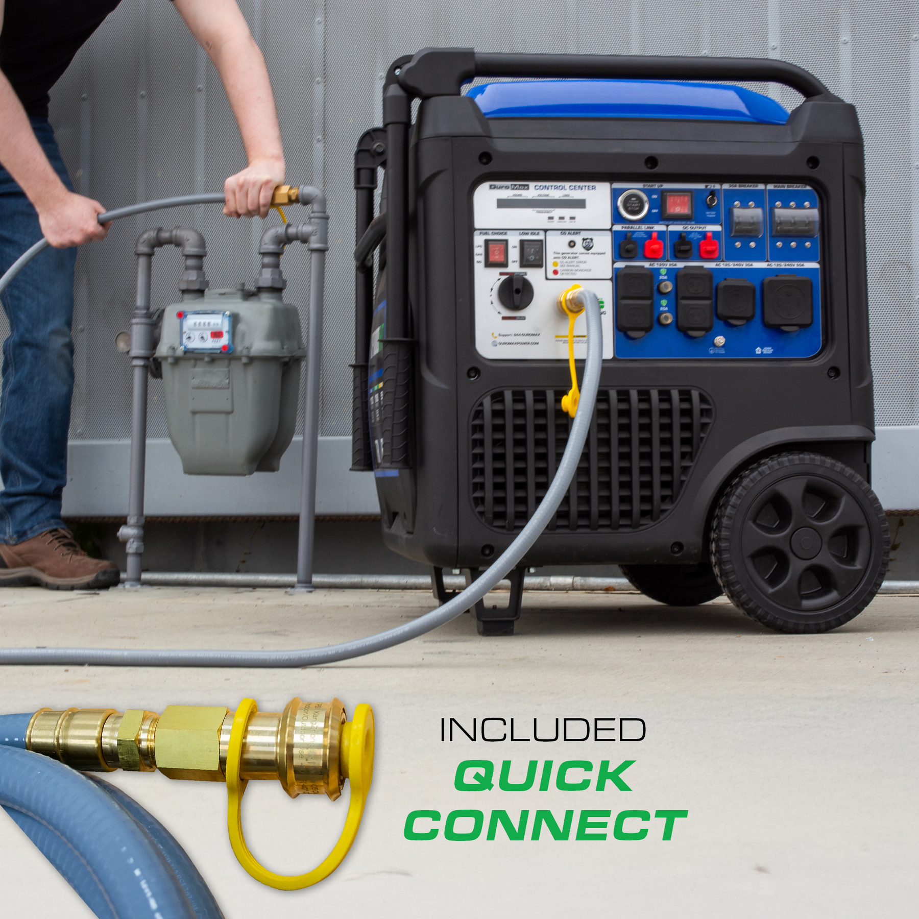 DuroMax XP11000iHT 11,000 Watt Tri Fuel Inverter Generator - Power Your Home with Ease
