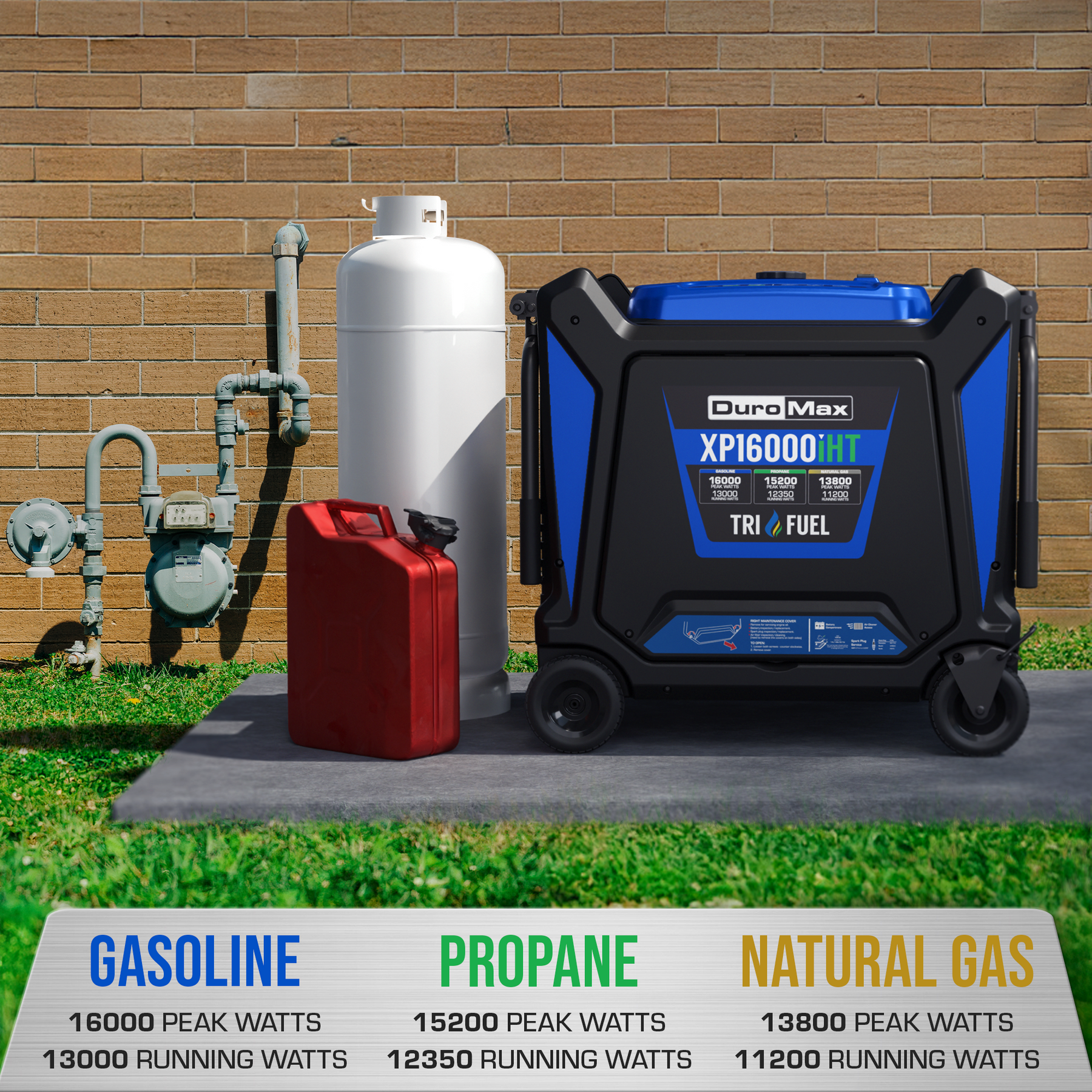 DuroMax XP16000iHT 16,000 Watt Portable Tri Fuel Inverter Generator - Ultimate Power Solution