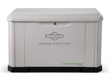 Briggs and Stratton PowerProtect™ 22kW Home Standby Generator with NGMax Technology detailed construction view demonstrating quality engineering for automatic residential backup power
