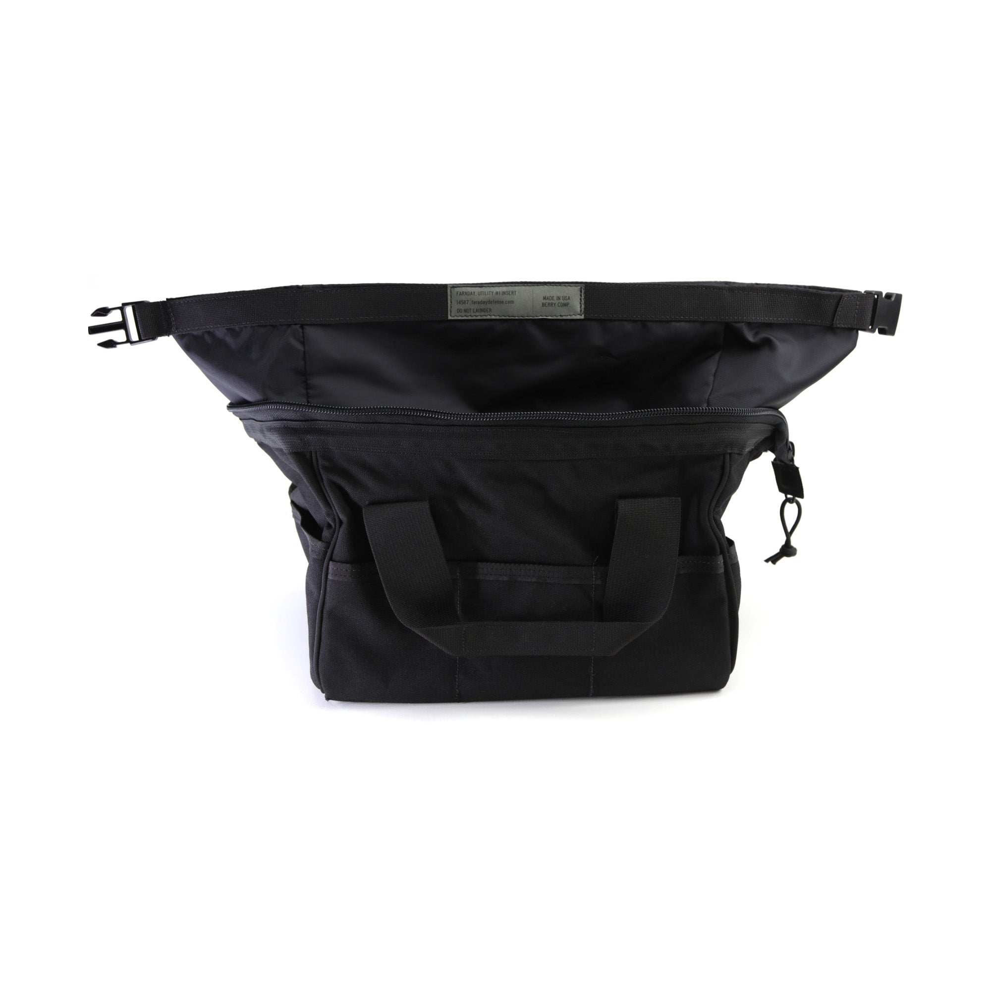 Cordura Utility Faraday Bag Small Berry Compliant Signal Blocking Durability close-up detail highlighting precision manufacturing for professional emergency preparedness solutions