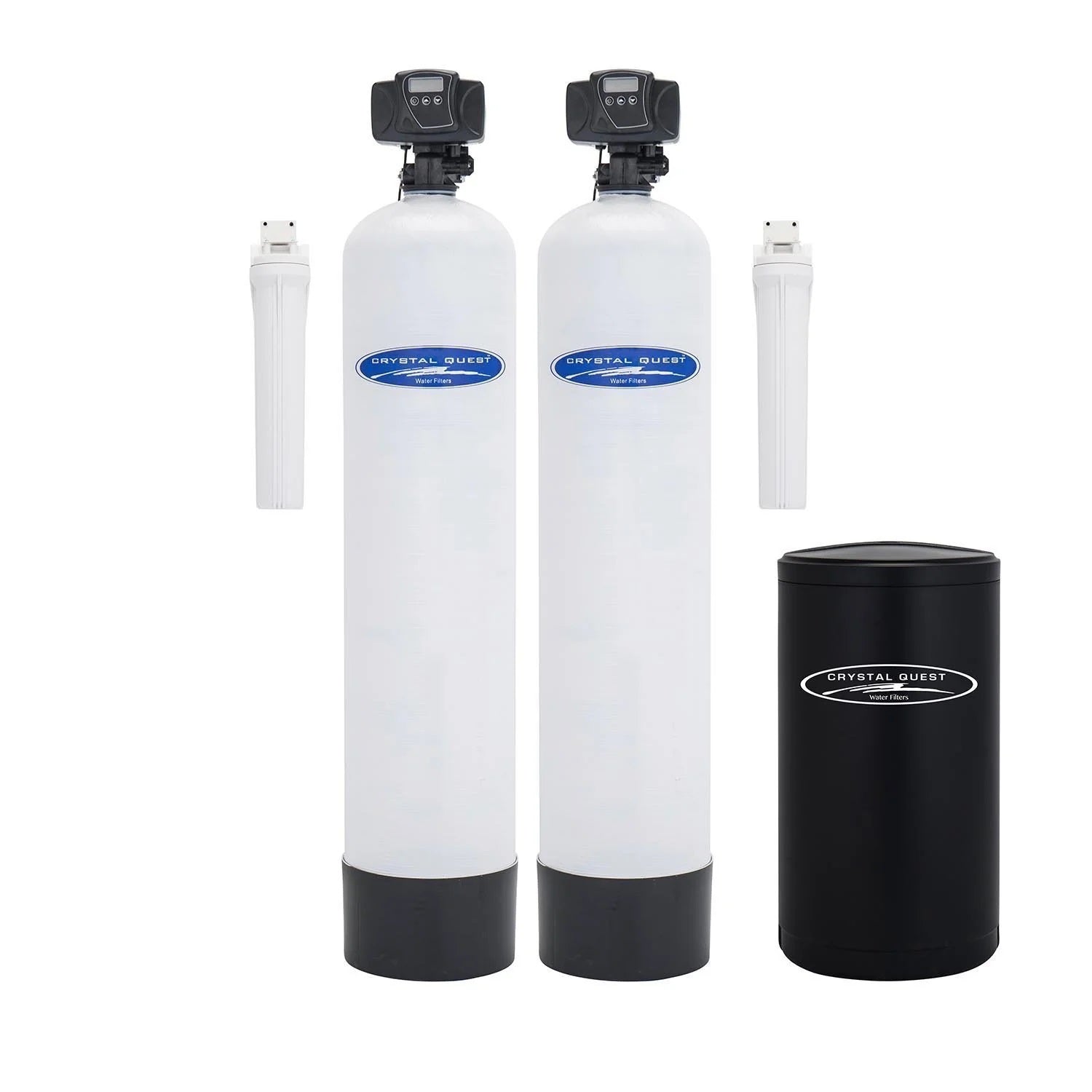 Crystal Quest SMART Whole House Water Filter 913 GPM 46 People operational configuration showing practical implementation for superior water purification systems