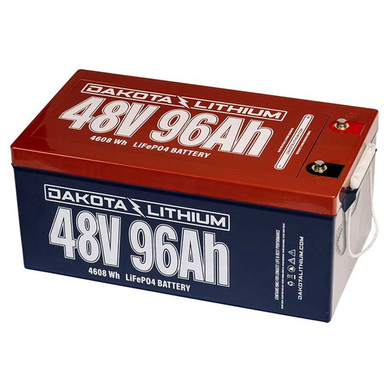 Dakota Lithium 48V 96Ah Deep Cycle LiFePO4 Battery: Optimal for Solar Energy, Golf Carts, or Outboard Motors