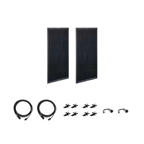ZAMP OBSIDIAN® SERIES 200-Watt Solar Panel Kit (2x100)