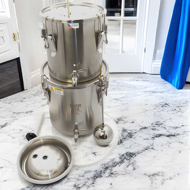 Gravi-Stil - Survival Water Distiller on kitchen counter