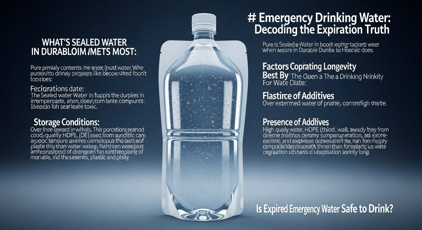Emergency Drinking Water Expiration Truth