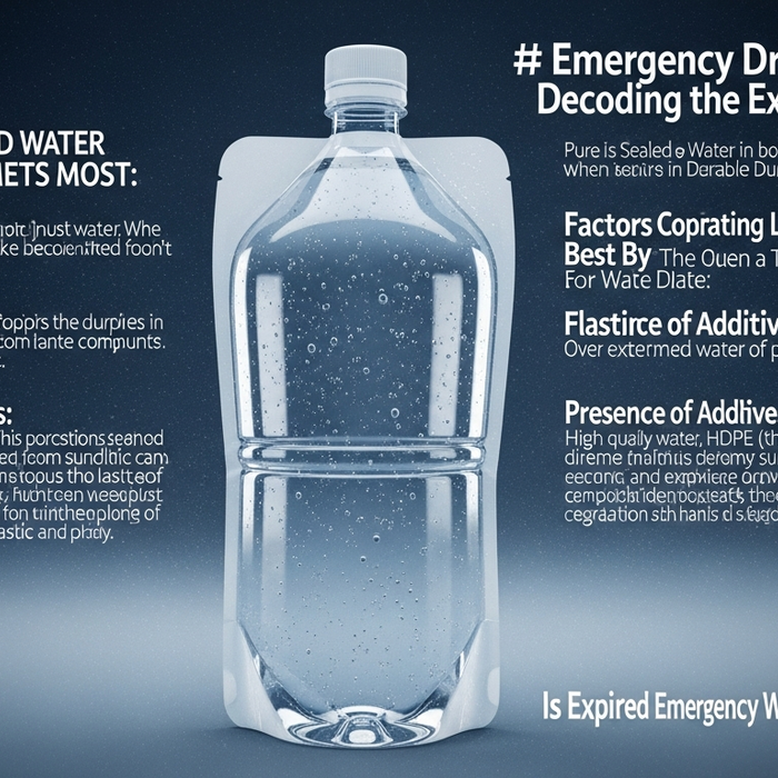 Emergency Drinking Water Expiration Truth