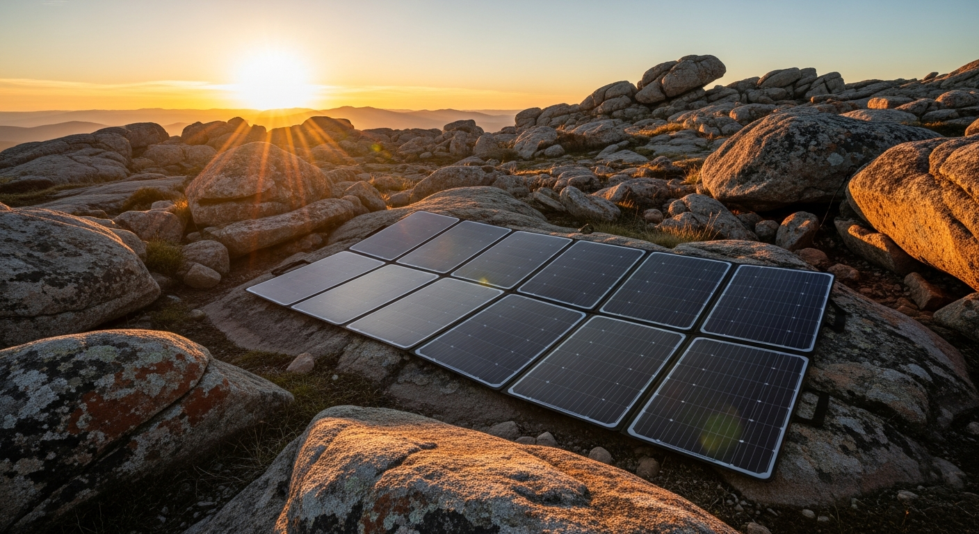 Solar Panel Blanket Beats Rigid Panels Daily