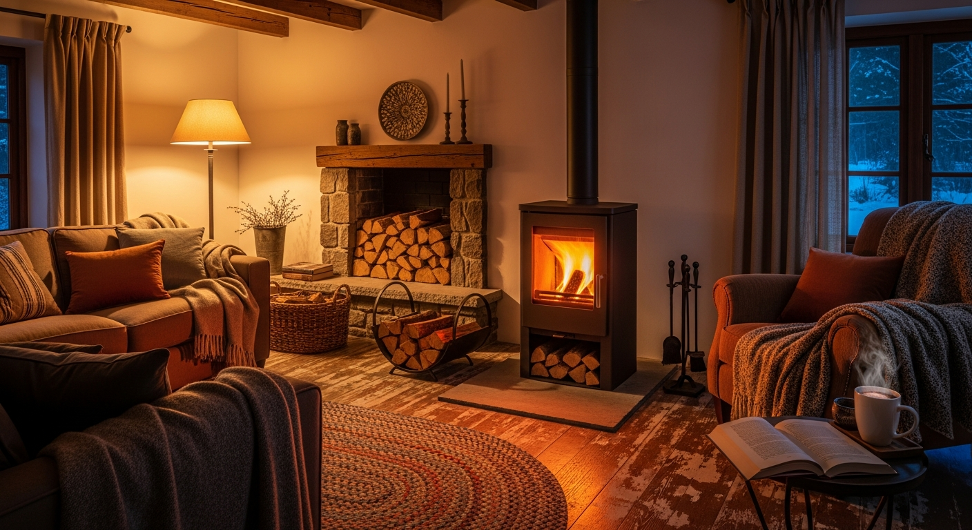 High Efficiency Wood Burner Cuts Heat Bills 60%