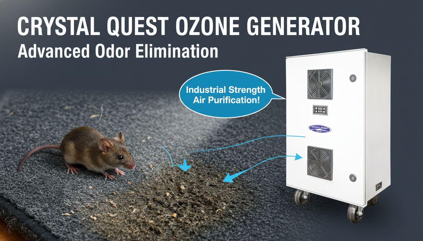 Ozone Kills Mouse Pee Smell Fast