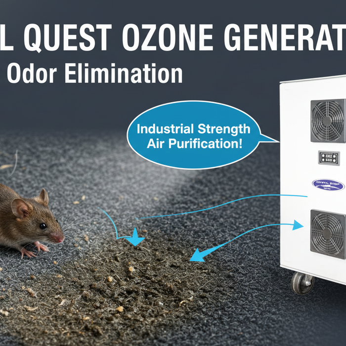 Ozone Kills Mouse Pee Smell Fast