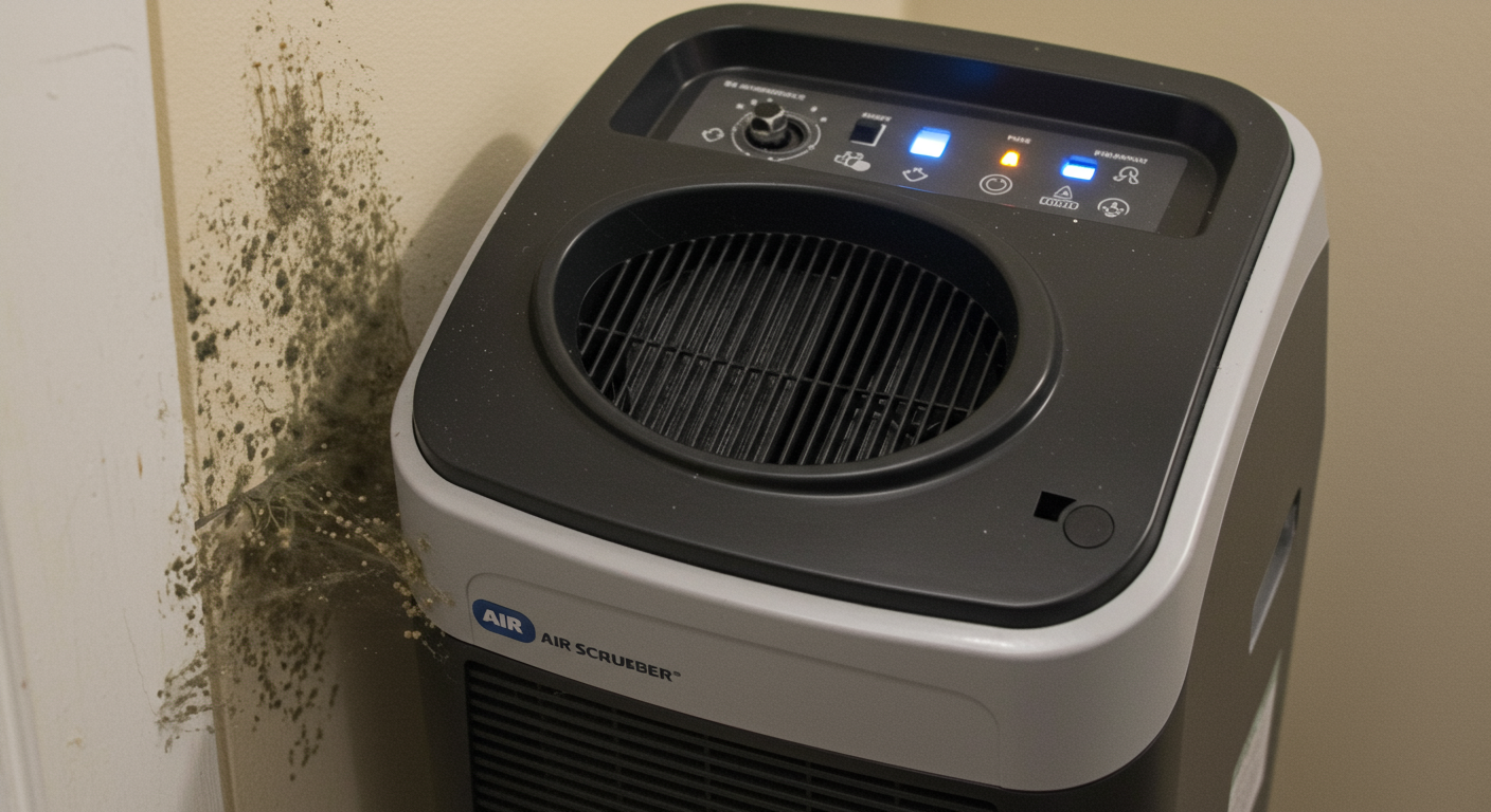 Do air scrubbers get rid of mold? Yes (but...)