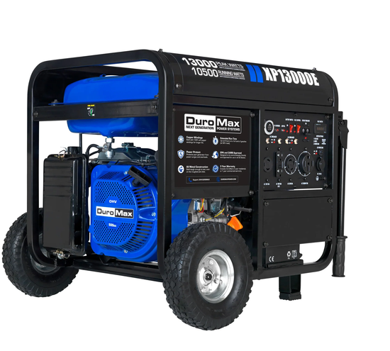 DuroMax XP13000E 13,000 Watt Gasoline Portable Generator