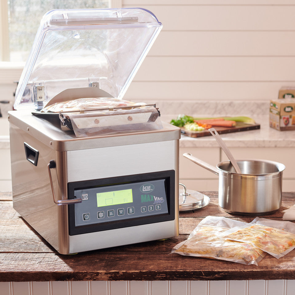 LEM MaxVac® Pro+ Chamber Vacuum Sealer - Ultimate Food Preservation for Preppers
