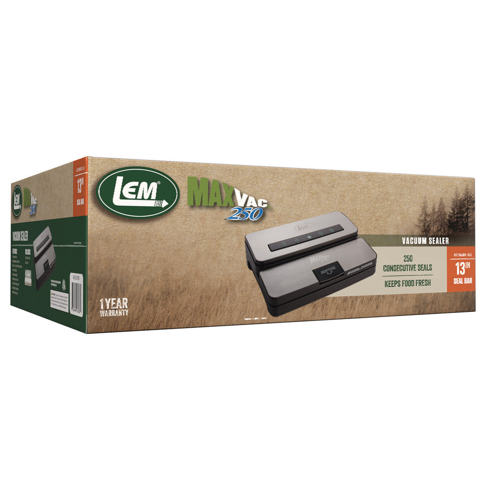 LEM MaxVac® 250 Vacuum Sealer - Preserve Food Like a Pro