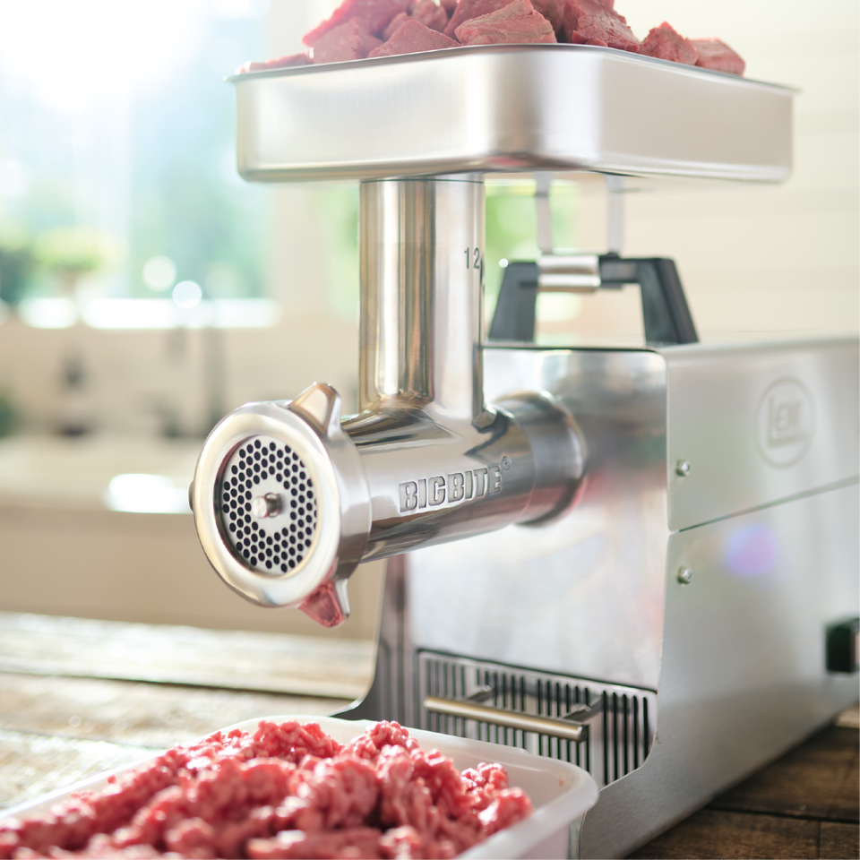 LEM #12 BigBite® Meat Grinder - 0.75 HP for Preppers