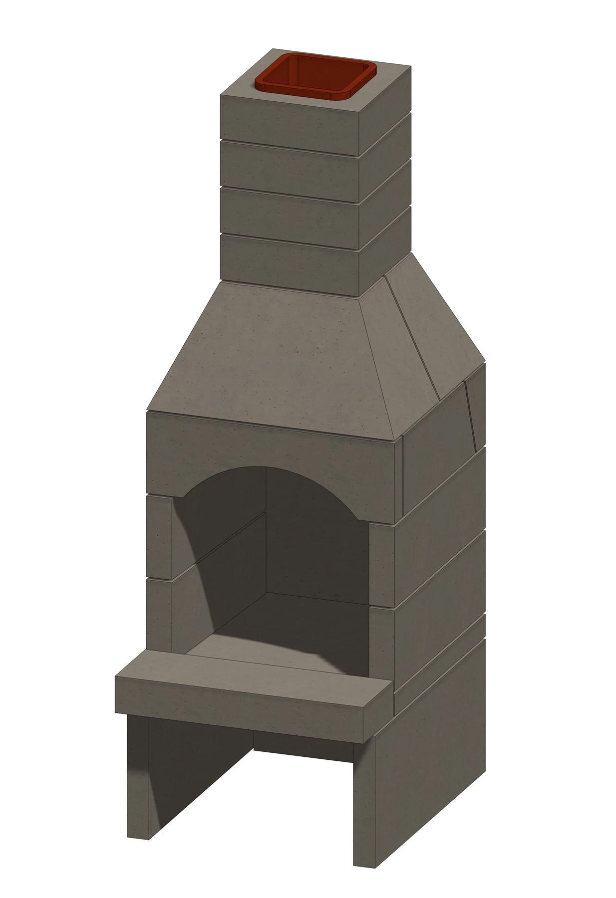 Standard Series Complete 24" Outdoor Fireplace Kit