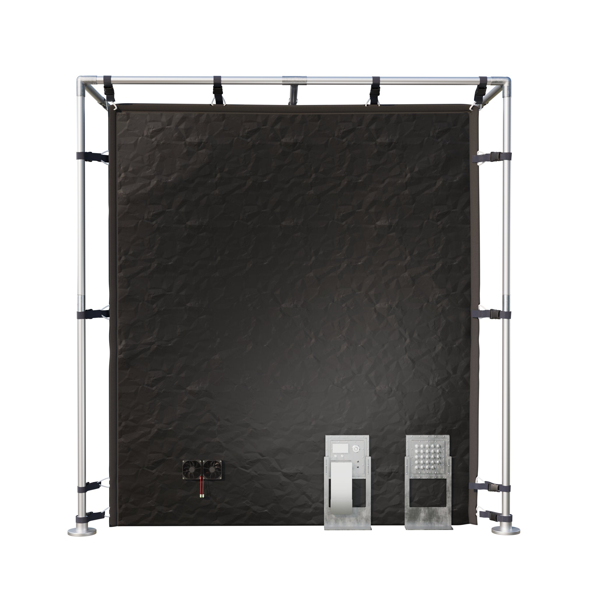 Large Faraday Tent – LX Black RF/EMI Shielding Enclosure Room (7′ x 7′ x 6.5′)