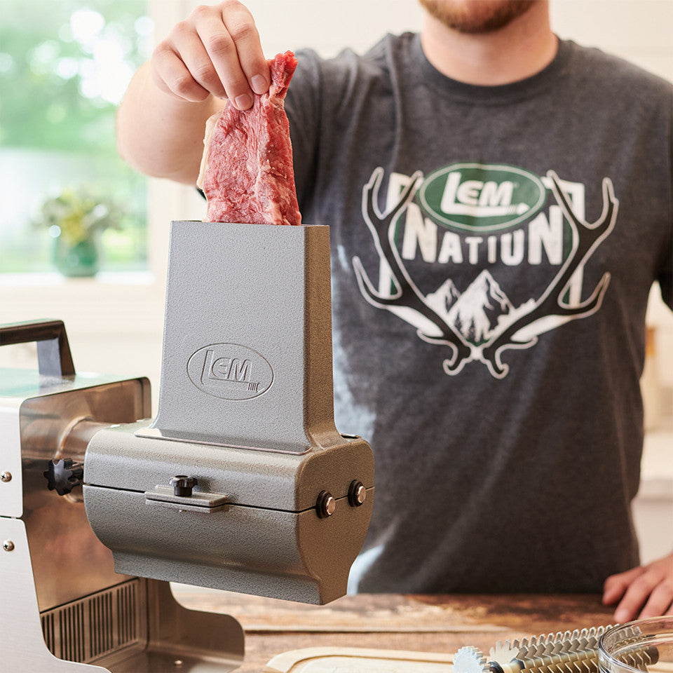 LEM BigBite® Electric 2 In 1 Tenderizer/Slicer - Essential For Tenderizing Tough Meat