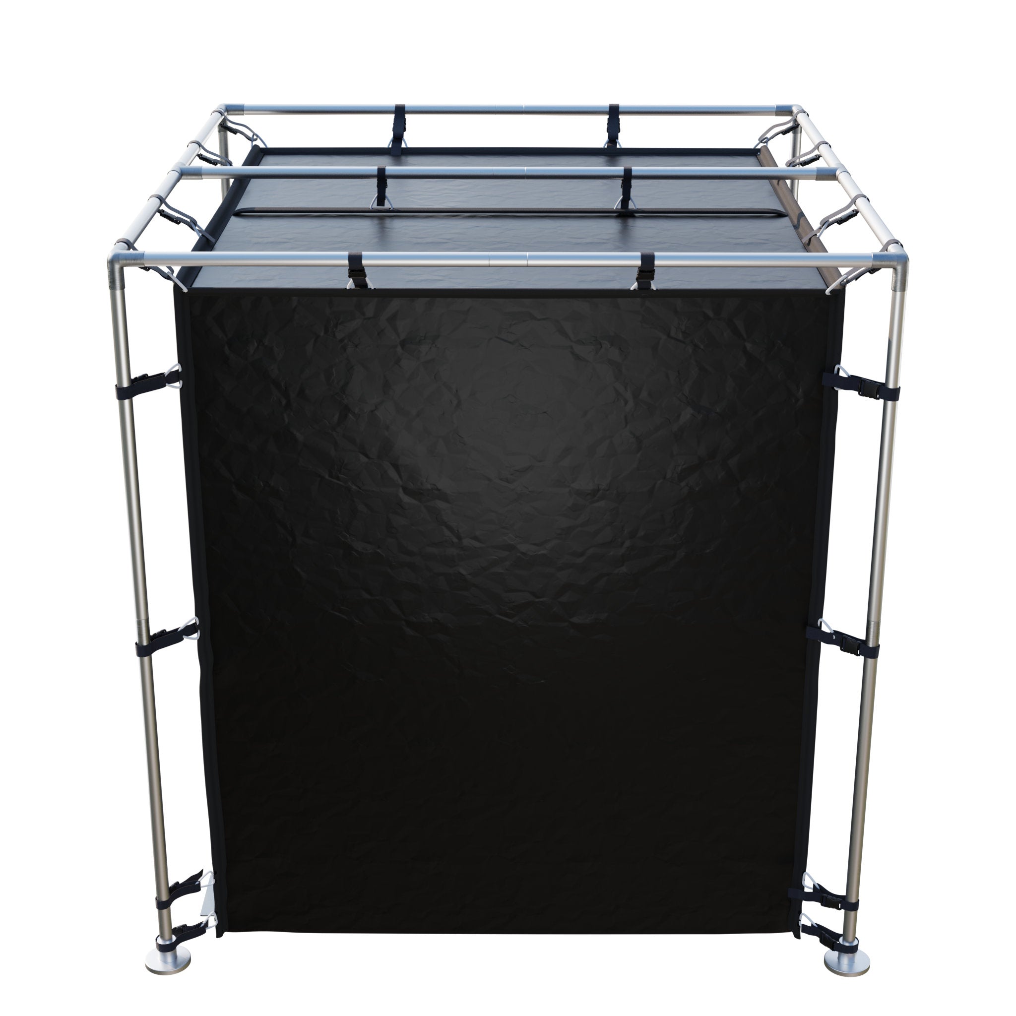 Large Faraday Tent – LX Black RF/EMI Shielding Enclosure Room (7′ x 7′ x 6.5′)