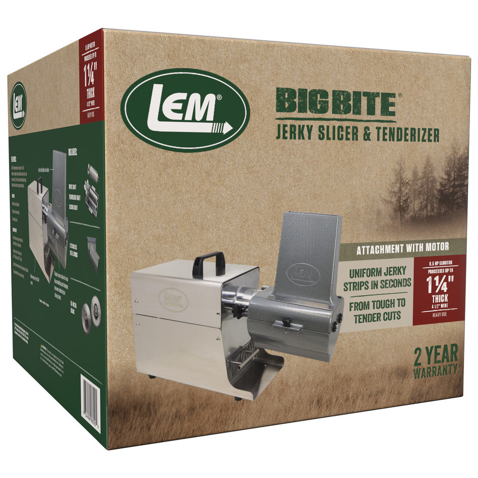 LEM BigBite® Electric 2 In 1 Tenderizer/Slicer - Essential For Tenderizing Tough Meat