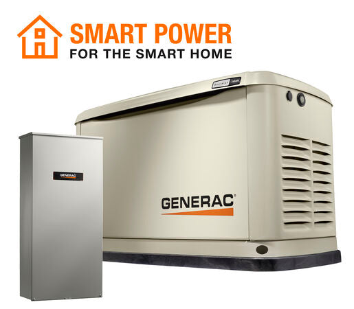 Generac 7225 - 14/14 kW Air-Cooled Standby Generator for Ultimate Home Power Security